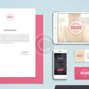 Branded Stationery, White Smooth Finish