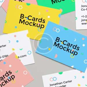 Glossy Business Card, Square